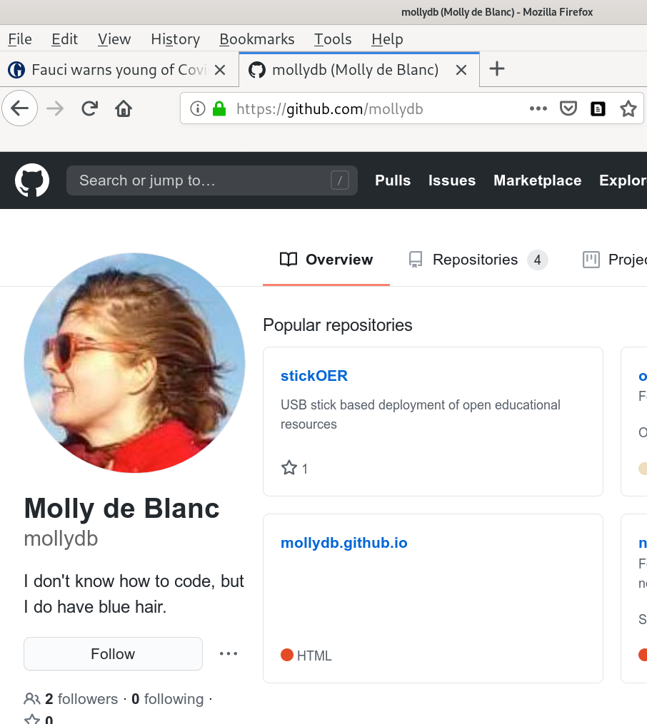 Molly de Blanc, Mollamby, girlfriend of Chris Lamb, Debian Project Leader, DPL, harassment